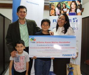 FUNIBER awards the second prize of its contest "FUNIBER Opinions” in Costa Rica