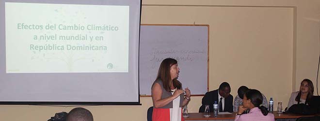 Conference for the Environment Area professionals on climate change in Bolivia