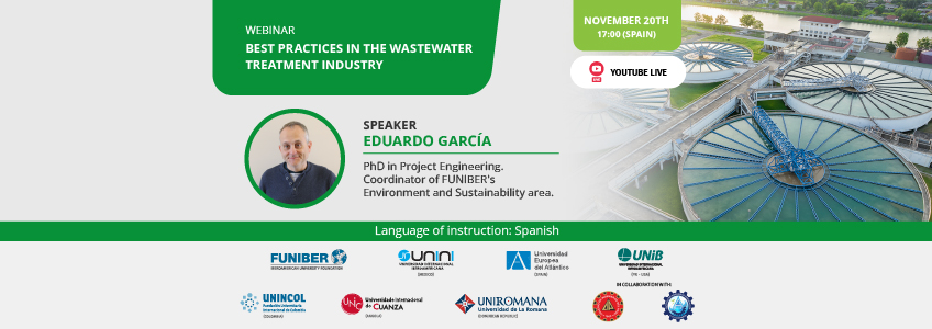 FUNIBER organizes the webinar “Best practices in the wastewater treatment industry”