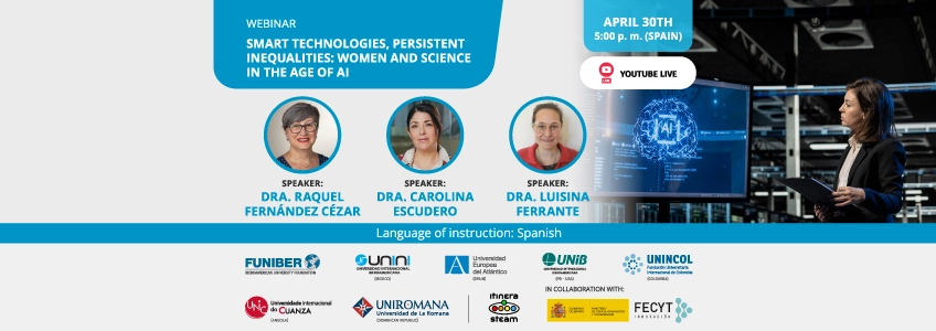 FUNIBER will host an online conference on the role of women in science in the age of AI