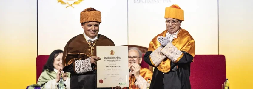 Dr. Santos Gracia Villar, President of FUNIBER, Has Been Elected a Numerary Member of the Royal European Academy of Doctors
